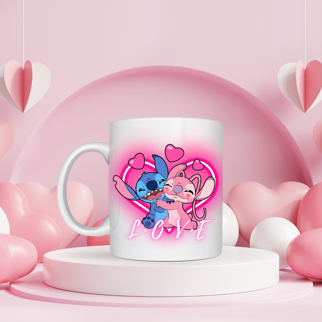 Stitch e Angel - Lilo e Stitch | Coffee Mug