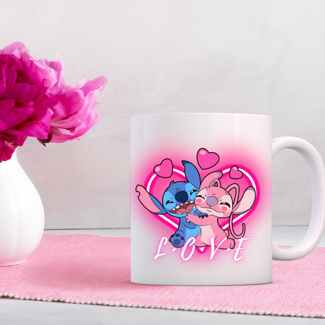 Selfie cadeau on Instagram: Mug stitch personnalisé #mug #cup  #personalizados #personalizedgifts #photo #gift #stitch #name #happy  #cartoon #instagram #insta #follow #like #explore #supportsmallbusiness  #amazing #photography #style #morocco #fyp